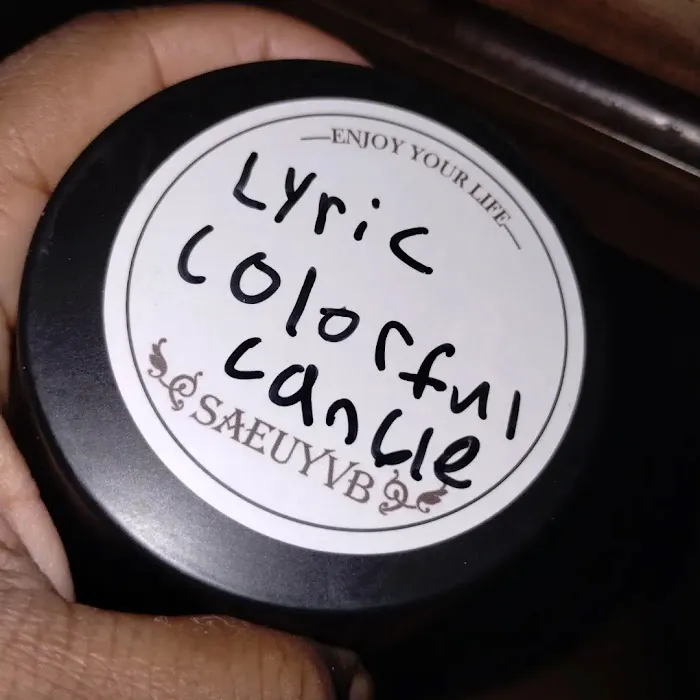 Lyric colorful candles 12