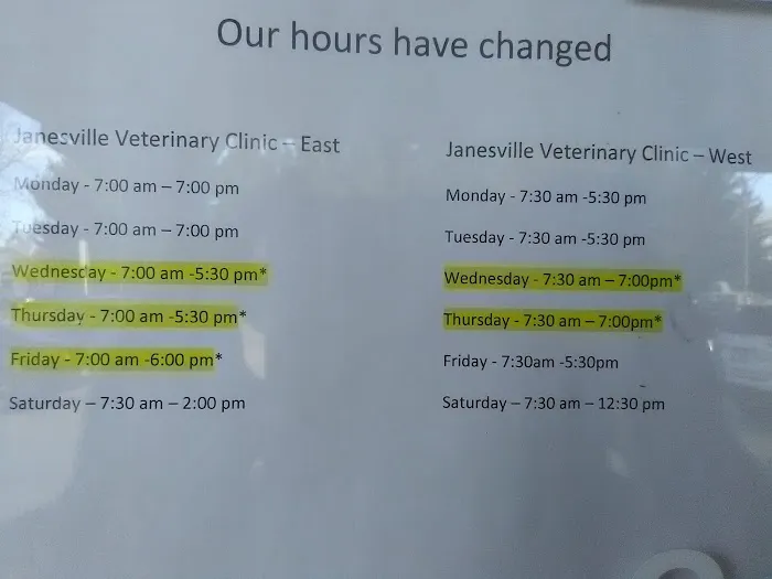 Janesville Veterinary Clinic - East 7