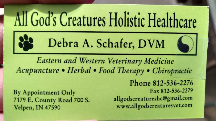 Debra A. Schafer, DVM, CVA 12