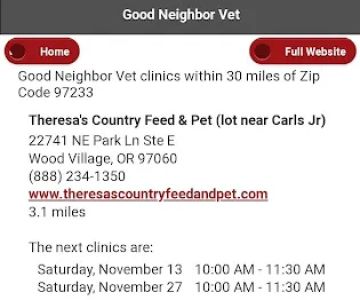 Good neighbor vet