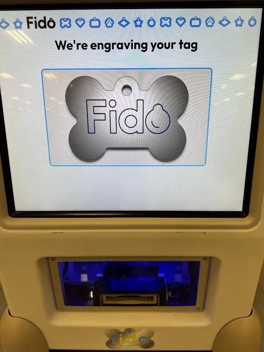 Fido dog and cat tag engraving 7