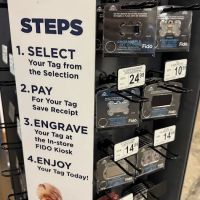 Fido dog and cat tag engraving ico