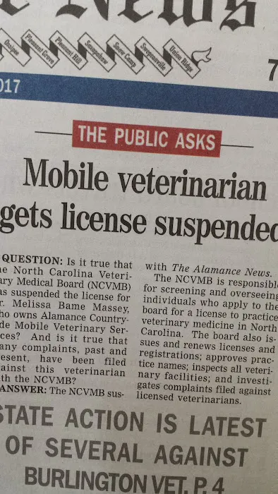 Alamance Countryside Mobile Vet Services 8