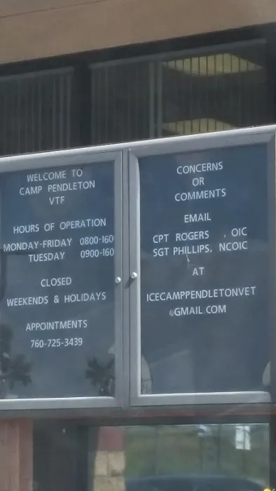 Camp Pendleton Veterinary Treatment Facility (VTF) 8