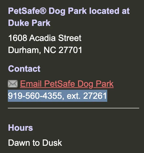 PetSafe Dog Park at Duke Park 7