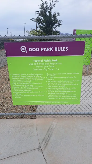 Avondale Festival Fields Dog Park 1
