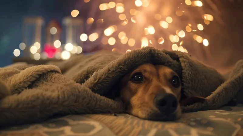 How to Help Pets Cope with Fireworks, Thunderstorms, and Storms